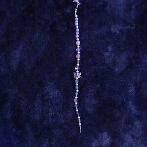 Beaded Butterfly Charm Bracelet